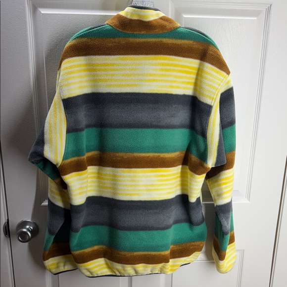 VINTAGE PATAGONIA SNAP-T MENS PAINTED FITZ STRIPE SYNCHILLA FLEECE
PULLOVER - Picture 7 of 10